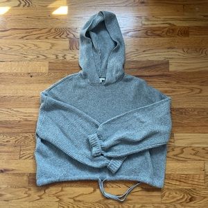 American Eagle gray slouch sweater, size small